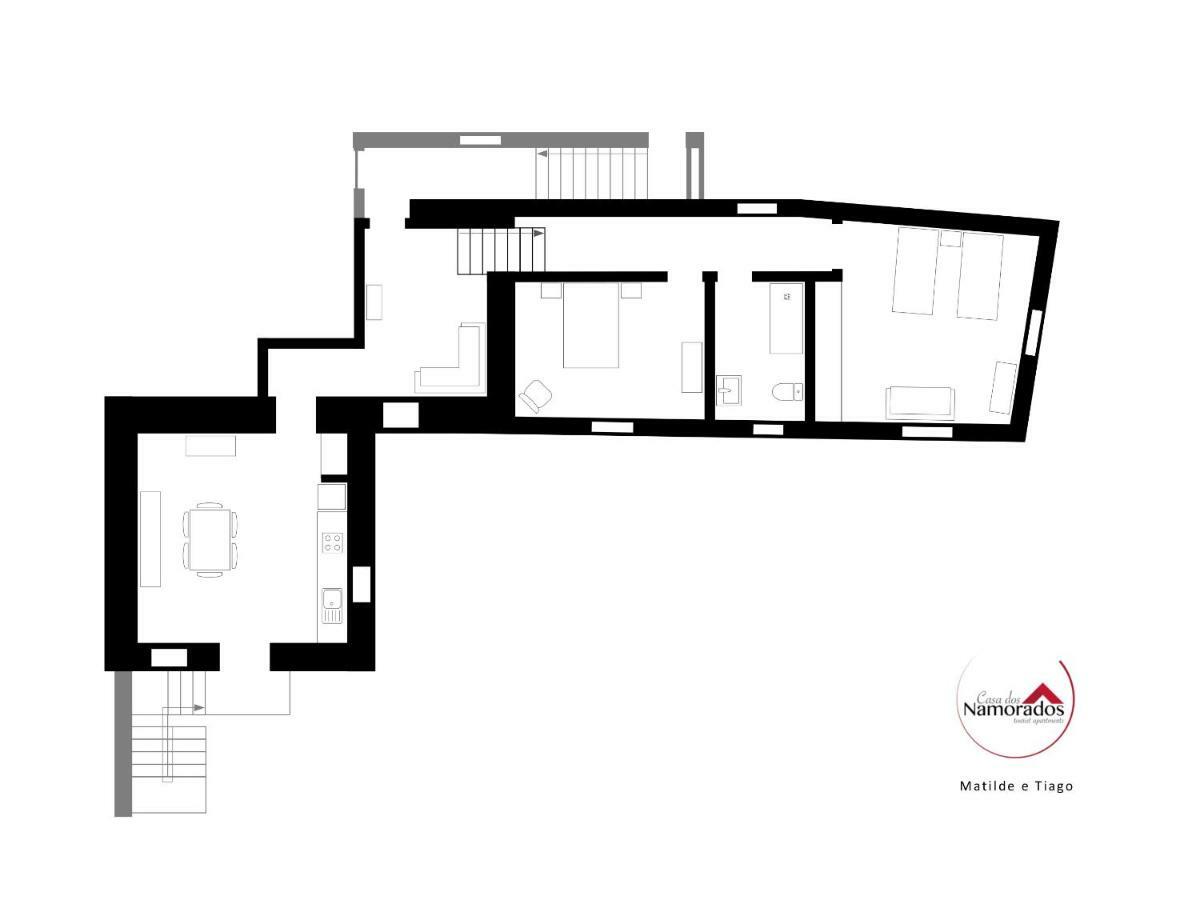 Casa Dos Namorados 발르 드 캄브라 외부 사진